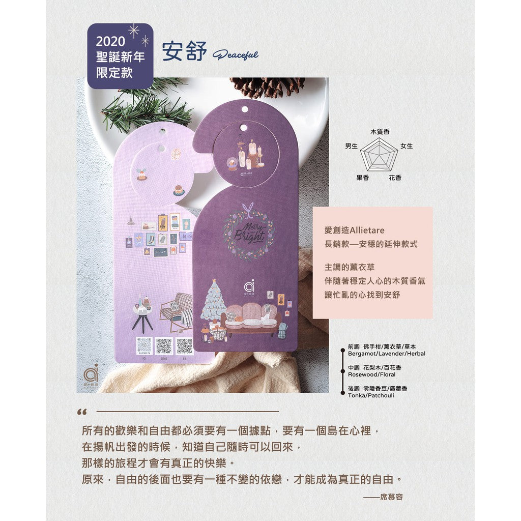 ❤️多件優惠❤️【愛創造 Allietare】香水許願卡 特別調香 香味持久