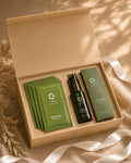 微藻海蔘 禮盒套組：精裝精華液 30ml＋面膜 8 片